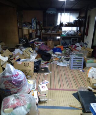 京都府相楽郡南山城村 D様の不用品回収作業前のご自宅の写真