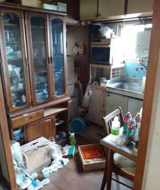 奈良県大和高田市 F様の不用品回収作業前のご自宅の写真