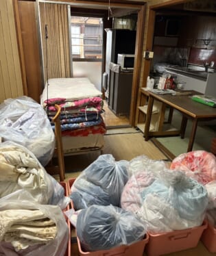 奈良県奈良市 H様の不用品回収作業前のご自宅の写真