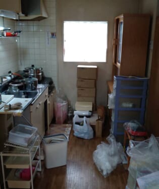 奈良県橿原市 F様の不用品回収作業前のご自宅の写真