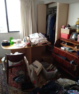 京都府京都市下京区 E様の不用品回収作業前のご自宅の写真