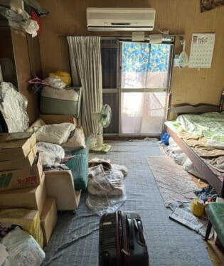 大阪府大阪市東成区 G様の不用品回収作業前のご自宅の写真