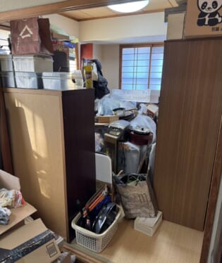 京都府京都市山科区 H様の不用品回収作業前のご自宅の写真