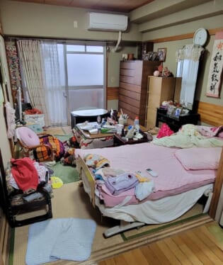 大阪府豊中市 K様の不用品回収作業前のご自宅の写真