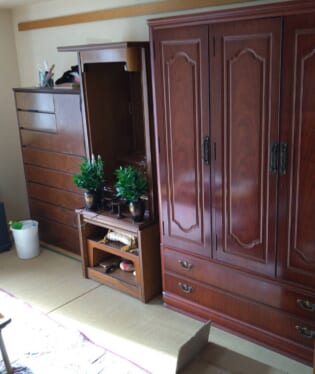 大阪府豊中市 B様の不用品回収作業前のご自宅の写真