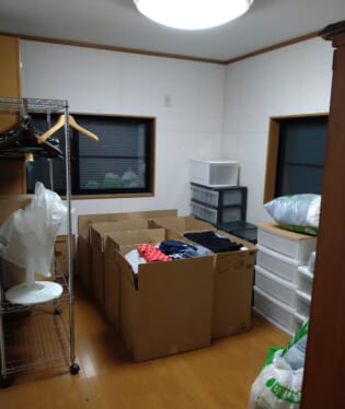 大阪府八尾市 G様の不用品回収作業前のご自宅の写真