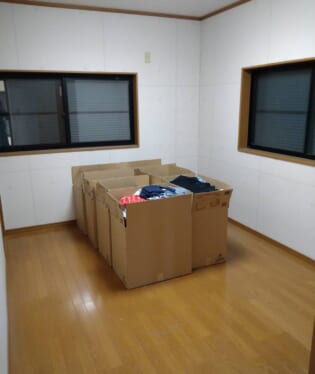 大阪府八尾市 G様の不用品回収作業後のご自宅の写真