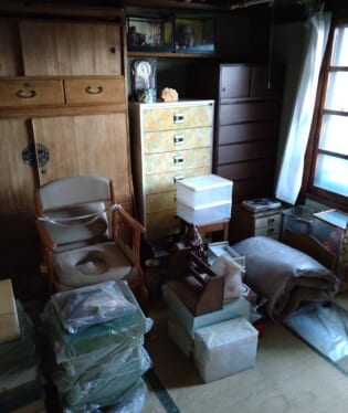 大阪府高石市 I様の不用品回収作業前のご自宅の写真