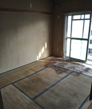 大阪府富田林市 S様の不用品回収作業後のご自宅の写真