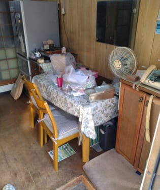 大阪府大阪市福島区 U様の不用品回収作業前のご自宅の写真