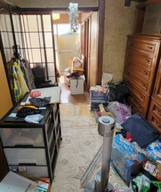 大阪府八尾市 W様の不用品回収作業前のご自宅の写真