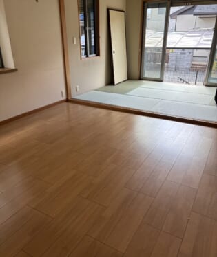 奈良県奈良市 A様の不用品回収作業後のご自宅の写真