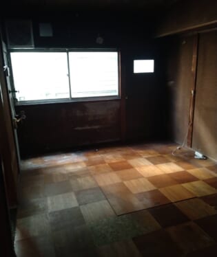 大阪府大阪市東成区 E様の不用品回収作業後のご自宅の写真