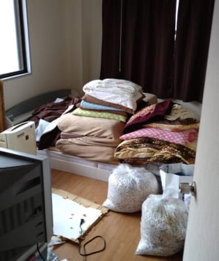 京都府八幡市 G様の不用品回収作業前のご自宅の写真