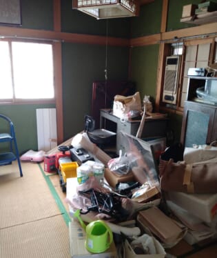 大阪府守口市 J様の不用品回収作業前のご自宅の写真