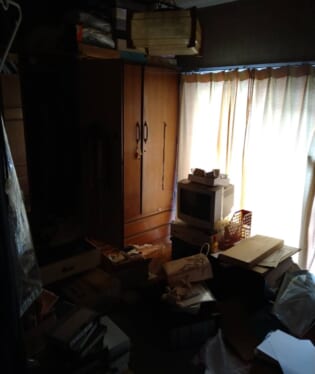 大阪府富田林市 K様の不用品回収作業前のご自宅の写真