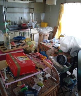 京都府亀岡市 N様の不用品回収作業前のご自宅の写真