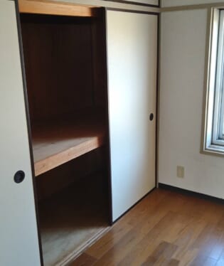 大阪府枚方市 2DKの不用品回収作業後のご自宅の写真