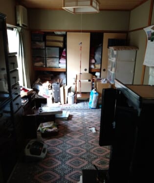 奈良県大和郡山市 Y様の不用品回収作業前のご自宅の写真