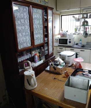 奈良県生駒郡三郷町　D様の不用品回収作業前のご自宅の写真