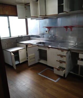 大阪市阿倍野区 B様の不用品回収作業後のご自宅の写真