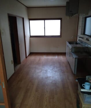 大阪府枚方市 K様の不用品回収作業後のご自宅の写真