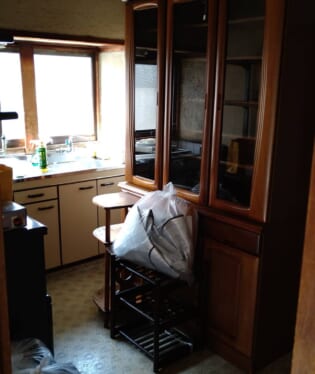 大阪府門真市 W様の不用品回収作業前のご自宅の写真