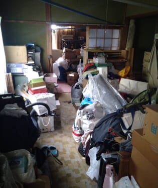 京都府京都市伏見区 G様の不用品回収作業前のご自宅の写真