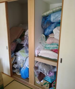 奈良県奈良市 I様の不用品回収作業前のご自宅の写真