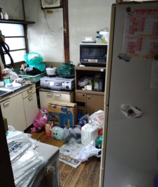 大阪府泉南郡田尻町 Y様の不用品回収作業前のご自宅の写真