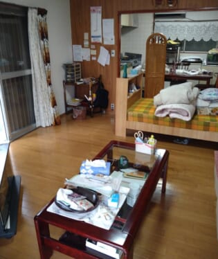 大阪府富田林市 O様の不用品回収作業前のご自宅の写真