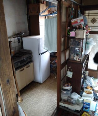 京都府京都市中京区 U様の不用品回収作業前のご自宅の写真