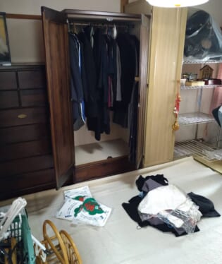 大阪府八尾市 W様の不用品回収作業前のご自宅の写真