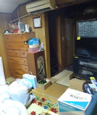 大阪府大阪市西成区 A様の不用品回収作業前のご自宅の写真