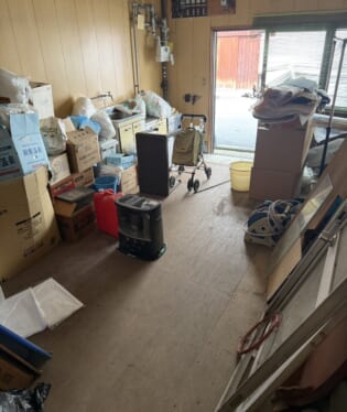 大阪府大阪市北区 B様の不用品回収作業前のご自宅の写真