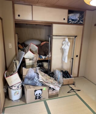 大阪府大阪市都島区 G様の不用品回収作業前のご自宅の写真