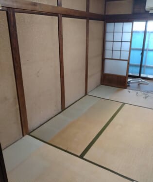 大阪府大阪市東住吉区 J様の不用品回収作業後のご自宅の写真