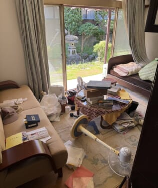 奈良県大和郡山市 I様の不用品回収作業前のご自宅の写真