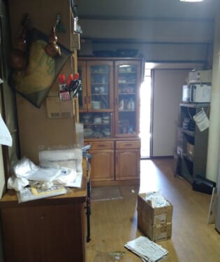 大阪府大阪市港区 G様の不用品回収作業前のご自宅の写真