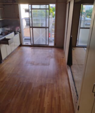 大阪府大阪市西淀川区 E様の不用品回収作業後のご自宅の写真