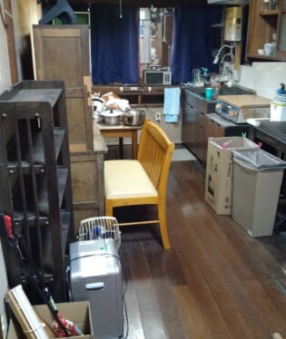 大阪府守口市 M様の不用品回収作業前のご自宅の写真