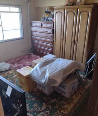 大阪府枚方市 E様の不用品回収作業前のご自宅の写真