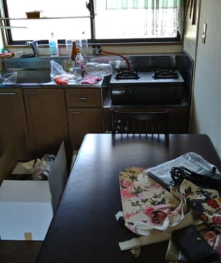 奈良県奈良市 D様の不用品回収作業前のご自宅の写真