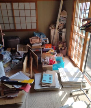 大阪府堺市 F様の不用品回収作業前のご自宅の写真
