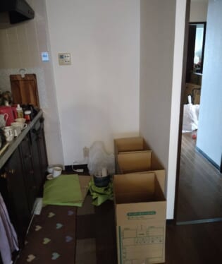 奈良県奈良市 M様の不用品回収作業後のご自宅の写真