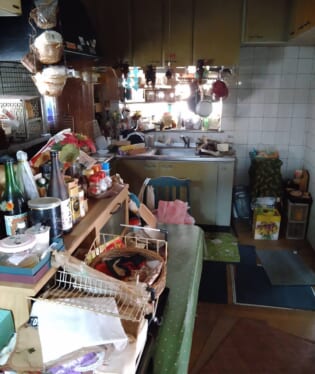 奈良県奈良市 K様の不用品回収作業前のご自宅の写真