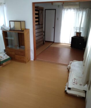 大阪府大阪市阿倍野区 D様の不用品回収作業前のご自宅の写真