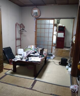 大阪府大阪市東成区 F様の不用品回収作業後のご自宅の写真