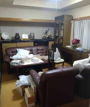 奈良県吉野郡十津川村 R様の不用品回収作業前のご自宅の写真