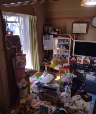 大阪府大阪市平野区 U様の不用品回収作業前のご自宅の写真